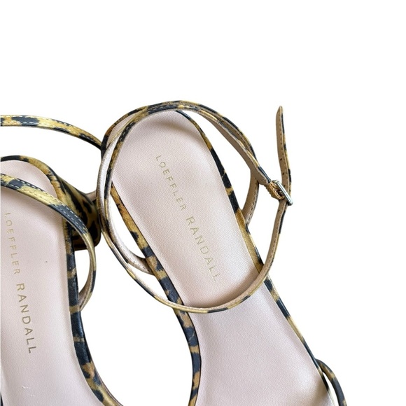 Loeffler Randall Gracie Bow Sandals In Leopard - Picture 10 of 15